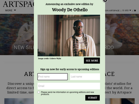 'artspace.com' screenshot