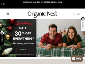 organicnest.com.au homepage screenshot