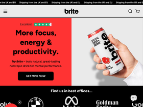 Brite website screenshot