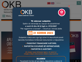 'qkb.gov.al' screenshot