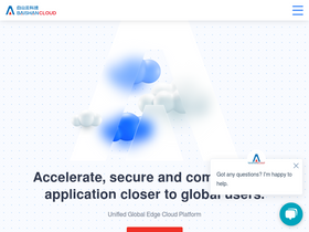 'baishancloud.com' screenshot
