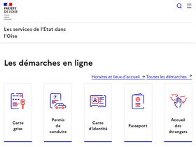 'oise.gouv.fr' screenshot
