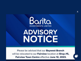 'barita.com' screenshot