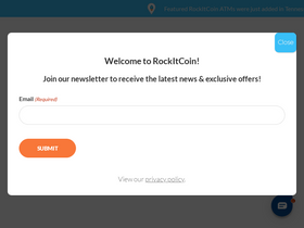 'rockitcoin.com' screenshot