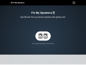'fixmyspeakers.com' screenshot