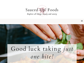 'saucedupfoods.com' screenshot