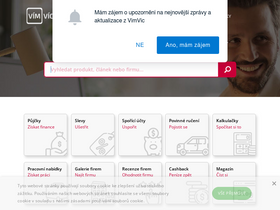 'vimvic.cz' screenshot