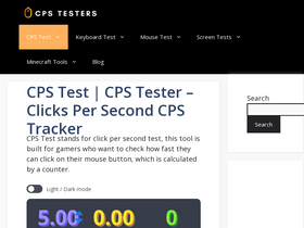 CPS Test  CPS Tester - Clicks Per Second CPS Tracker