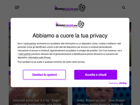 'mondocalcionews.it' screenshot