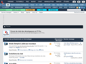 'developpez.net' screenshot