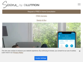 'serenashades.com' screenshot
