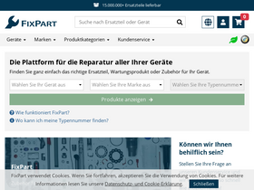 'fixpart.ch' screenshot