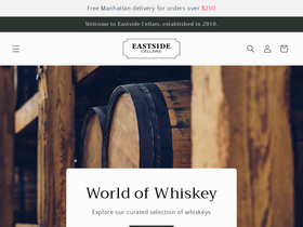 eastsidecellars.com homepage screenshot