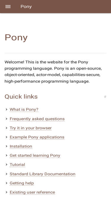ponylang.org