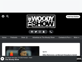 'thewoodyshow.com' screenshot