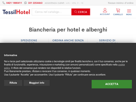 'tessilhotel.com' screenshot