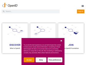 'openid.net' screenshot