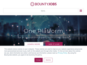 'bountyjobs.com' screenshot