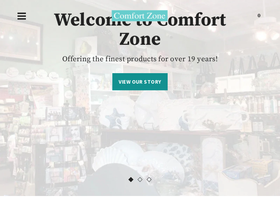 comfortzone-og.com homepage screenshot