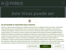'elpueblodeceuta.es' screenshot