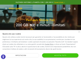 'fastweb.it' screenshot