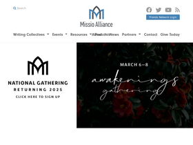 'missioalliance.org' screenshot