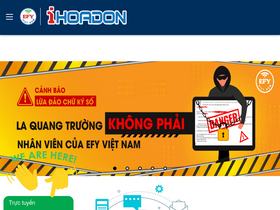 'ihoadon.vn' screenshot