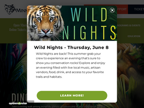 'mnzoo.org' screenshot