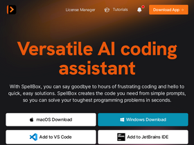 Spellbox - Transform prompts into code with AI, enhancing productivity and learning.