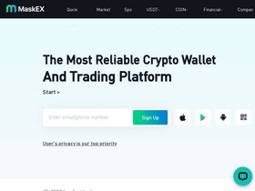 'maskex.com' screenshot