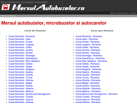 'mersulautobuzelor.ro' screenshot