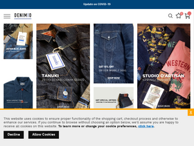'denimio.com' screenshot