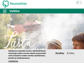'reumaliitto.fi' screenshot
