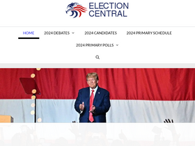 'uspresidentialelectionnews.com' screenshot