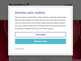 'aventus.nl' screenshot