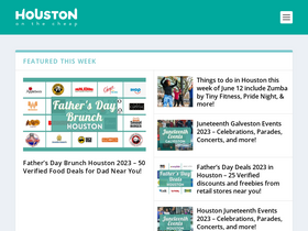 'houstononthecheap.com' screenshot