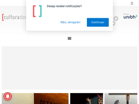 'culturadoria.com.br' screenshot
