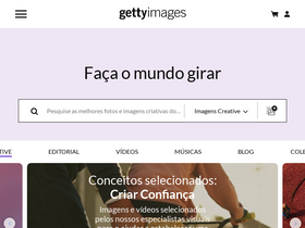 'gettyimages.pt' screenshot