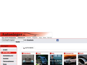 'autosieger.de' screenshot