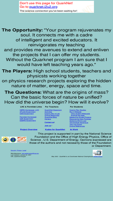 quarknet.fnal.gov