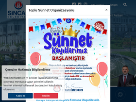 'sincan.bel.tr' screenshot