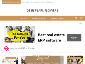 'deerpearlflowers.com' screenshot