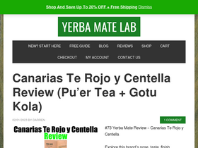 'yerbamatelab.com' screenshot