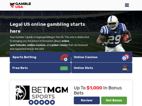'gamble-usa.com' screenshot
