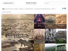 'heritage.nf.ca' screenshot