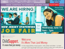 'njchildsupport.org' screenshot