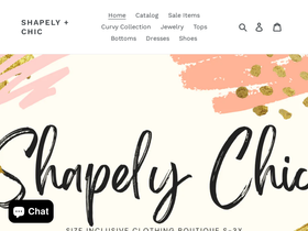 shopshapelychic.com homepage screenshot