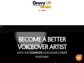 'gravyforthebrain.com' screenshot
