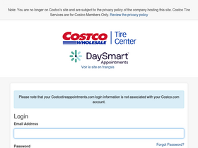 Costco on sale tire appointments