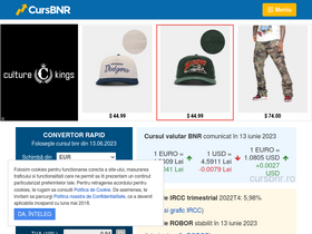 'cursbnr.ro' screenshot